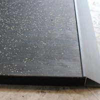 Olympic Weight-lifting Rubber Tile with Steel Ramp