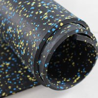 rubber flooring rolls with EPDM flecks